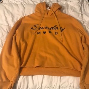 cropped hoodie